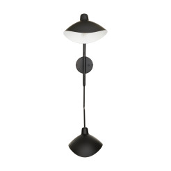 Lampa ścienna -2W S, 110 cm -czarny W8702-S