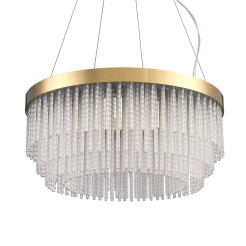 Lampa wisząca   60 cm - żyrandol LED, kryształowo-złoty ST-DL8511