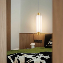 Lampa wisząca -1 LED złota 38 cm ST-15038P-1