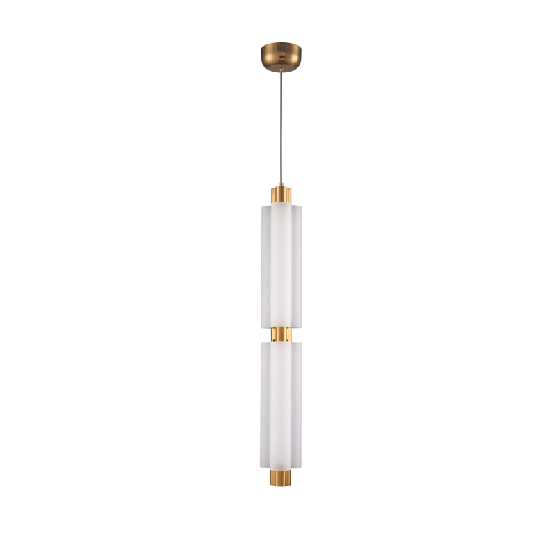 Lampa wisząca -2 LED złota 73 cm ST-15038P-2