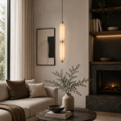 Lampa wisząca -2 LED złota 73 cm ST-15038P-2
