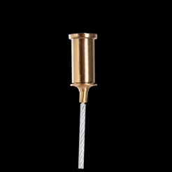 Lampa wisząca  2 60+60 cm - LED, dwa ringi mosiądz szczotkowany na 1 podsufitce ST-8848-60+60 brass