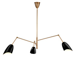 Lampa wisząca  czarna 150 cm ST-8625P black