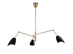 Lampa wisząca  czarna 150 cm ST-8625P black
