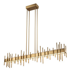 Lampa wisząca  130 cm -  LED, złota dekoracyjna listwa ST-DL8524 gold