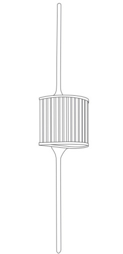 Lampa ścienna -2 złota 90 cm ST-DL8533 gold