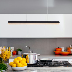 Lampa wisząca  LED 120 cm, czarna ST-8501 black
