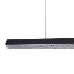 Lampa wisząca  LED 120 cm, czarna ST-8501 black
