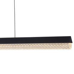 Lampa wisząca  LED 120 cm, czarna ST-8501 black