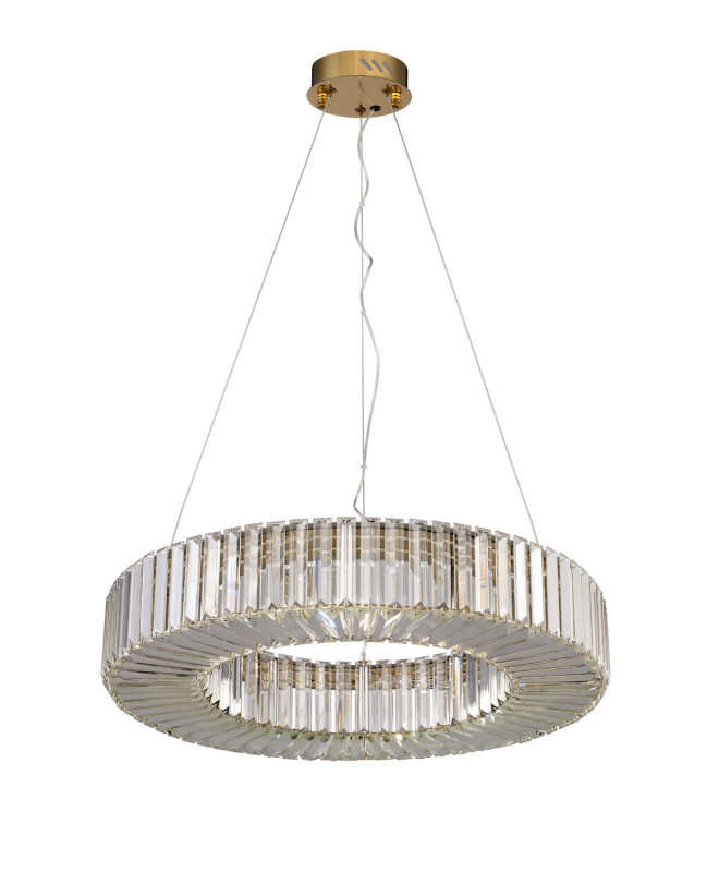 Lampa wisząca CRISTAL LED złota 60 cm ST-10625P-60