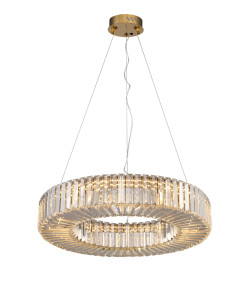 Lampa wisząca CRISTAL LED złota 60 cm ST-10625P-60