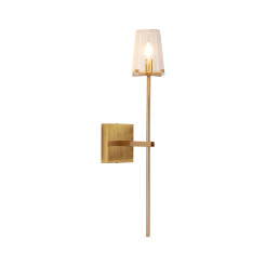 Lampa ścienna CLASSICO złota szklany klosz 62 cm ST-DL8502 gold