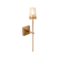 Lampa ścienna CLASSICO złota szklany klosz 62 cm ST-DL8502 gold