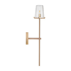 Lampa ścienna CLASSICO złota szklany klosz 62 cm ST-DL8502 gold