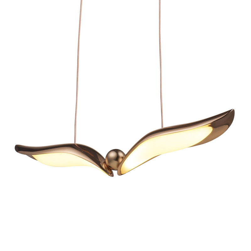Lampa wisząca  1 LED 36 cm różowe złoto ST-DL8504