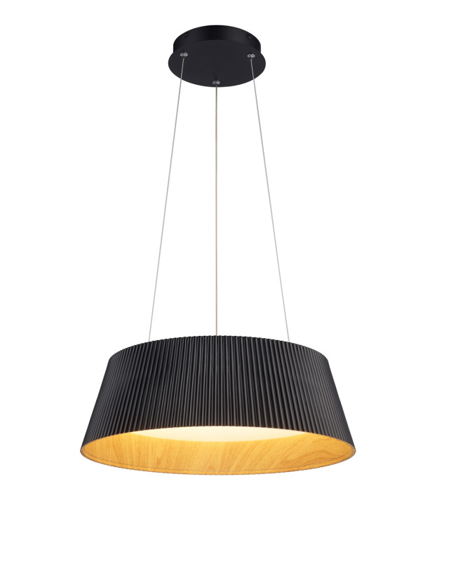 Lampa wisząca  LED czarna 45 cm ST-DL6487-BK