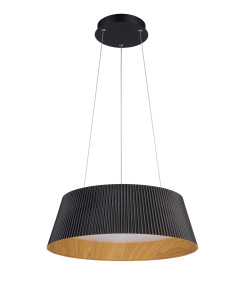 Lampa wisząca  LED czarna 45 cm ST-DL6487-BK