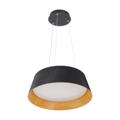 Lampa wisząca  LED czarna 45 cm ST-DL6487-BK