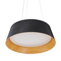 Lampa wisząca  LED czarna 45 cm ST-DL6487-BK