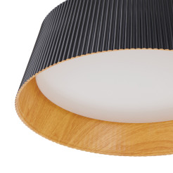 Lampa wisząca  LED czarna 45 cm ST-DL6487-BK