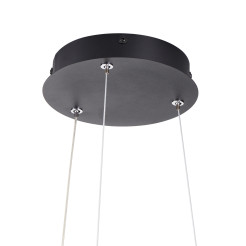 Lampa wisząca  LED czarna 45 cm ST-DL6487-BK