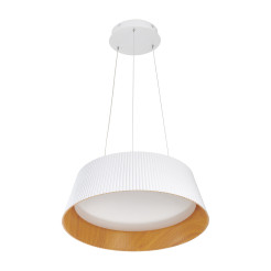 Lampa wisząca  LED biała 45 cm ST-DL6487-WH