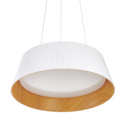 Lampa wisząca  LED biała 45 cm ST-DL6487-WH