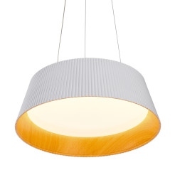 Lampa wisząca  LED biała 45 cm ST-DL6487-WH