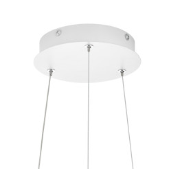 Lampa wisząca  LED biała 45 cm ST-DL6487-WH