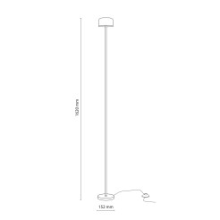 NOA SALMON LAMPA PODŁOGOWA LED 19008