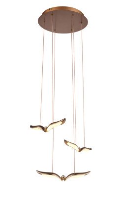 Lampa wisząca  3 LED różowe złoto 36 cm ST-DL8506