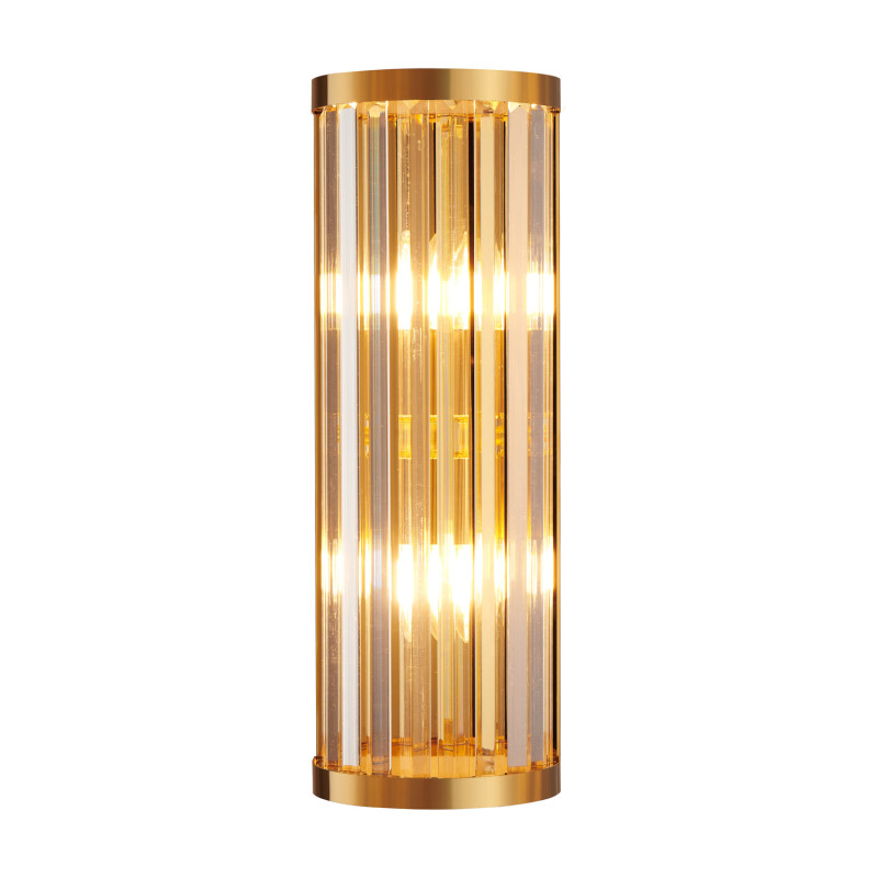 Lampa ścienna  kryształowa złota 45 cm ST-88022W