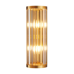 Lampa ścienna  kryształowa złota 45 cm ST-88022W