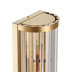 Lampa ścienna  kryształowa złota 45 cm ST-88022W