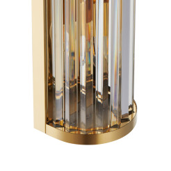 Lampa ścienna  kryształowa złota 45 cm ST-88022W