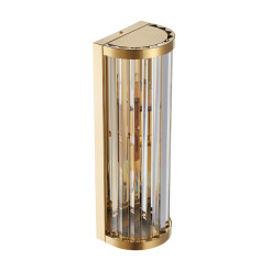 Lampa ścienna  kryształowa złota 45 cm ST-88022W