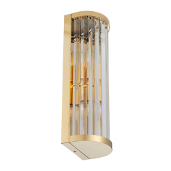 Lampa ścienna  kryształowa złota 45 cm ST-88022W