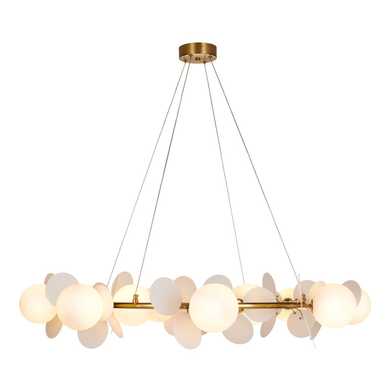Lampa wisząca  105 cm, biało złota ST-DL-2969