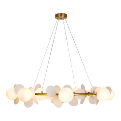 Lampa wisząca  105 cm, biało złota ST-DL-2969