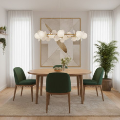 Lampa wisząca  105 cm, biało złota ST-DL-2969