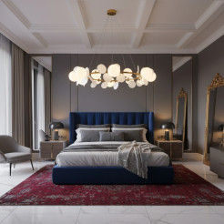 Lampa wisząca  105 cm, biało złota ST-DL-2969