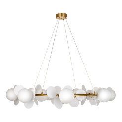 Lampa wisząca  105 cm, biało złota ST-DL-2969