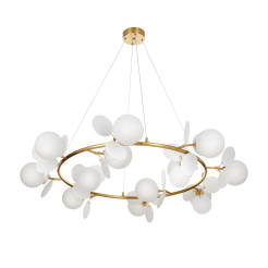 Lampa wisząca  105 cm, biało złota ST-DL-2969