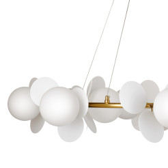 Lampa wisząca  105 cm, biało złota ST-DL-2969