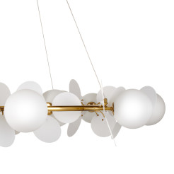 Lampa wisząca  105 cm, biało złota ST-DL-2969