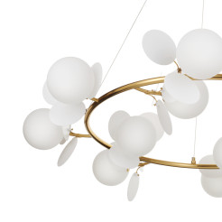 Lampa wisząca  105 cm, biało złota ST-DL-2969