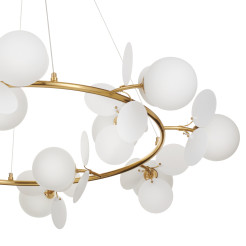 Lampa wisząca  105 cm, biało złota ST-DL-2969