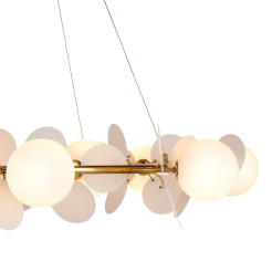 Lampa wisząca  105 cm, biało złota ST-DL-2969