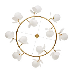 Lampa wisząca  105 cm, biało złota ST-DL-2969