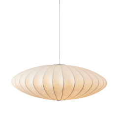 Lampa wisząca  FLAT biała 60 cm - nowoczesna i minimalistyczna ST-2328-60